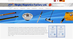 Desktop Screenshot of ningbomagnetics.com